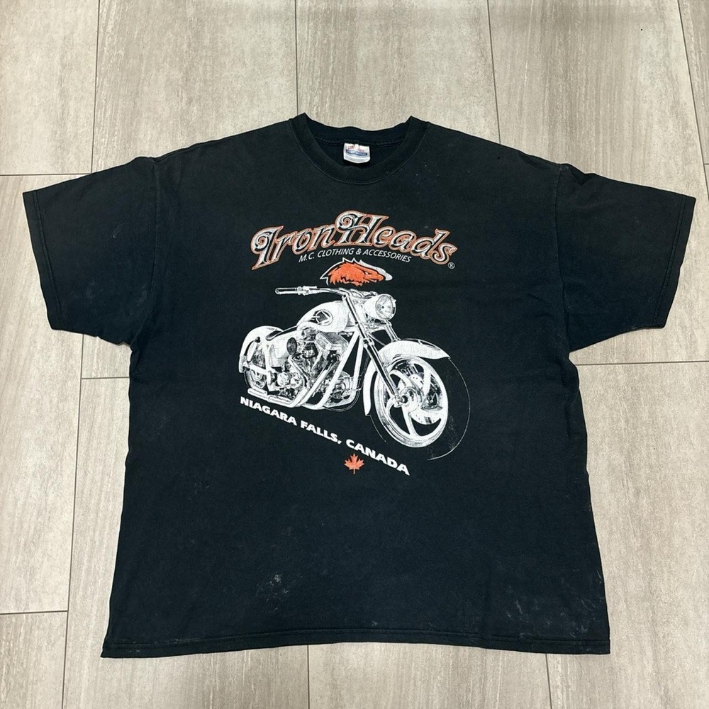 Vintage 90s Iron Heads Accessories Motorcycle Niagara Falls Size XL